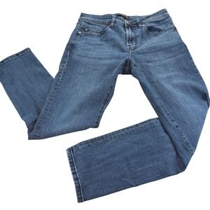 Liverpool Straight Leg Jeans Mens 31W 30L Blue Denim Classic Casual Minimalist